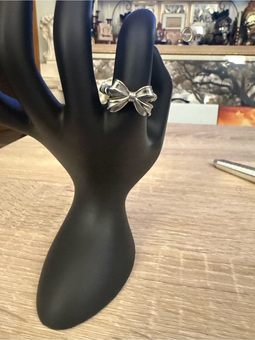 Stainless Steel Bow ring